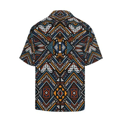 African Kente Print Men Hawaiian Shirt