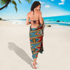 African Kente Print Beach Sarong Pareo Wrap