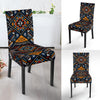 African Kente Print v2 Dining Chair Slipcover-JORJUNE.COM