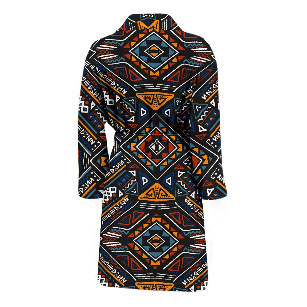 African Kente Print V2 Men Bath Robe