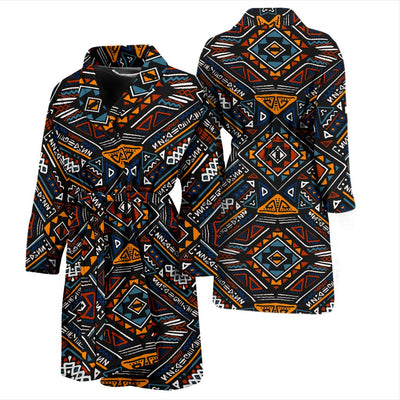 African Kente Print V2 Men Bath Robe