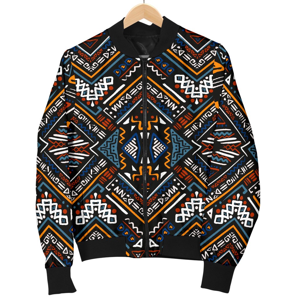 African Kente Print v2 Men Casual Bomber Jacket-JorJune