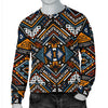 African Kente Print v2 Men Crewneck Sweatshirt