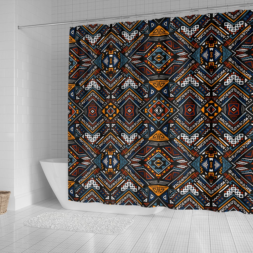 African Kente Print v2 Shower Curtain