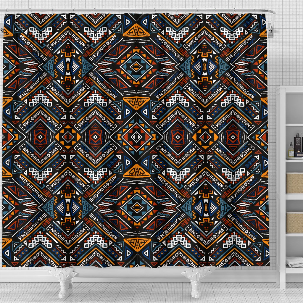 African Kente Print v2 Shower Curtain