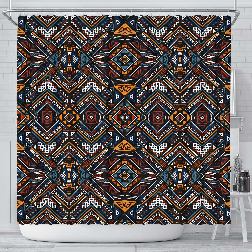 African Kente Print v2 Shower Curtain