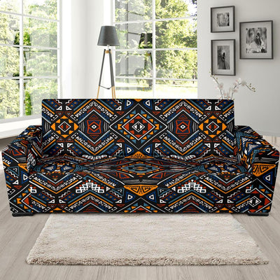 African Kente Print v2 Sofa Slipcover-JORJUNE.COM