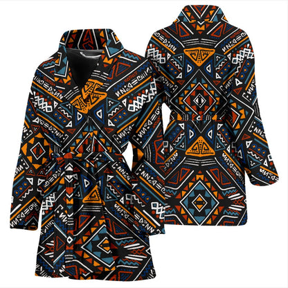 African Kente Print v2 Women Bath Robe