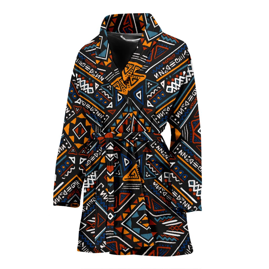 African Kente Print v2 Women Bath Robe