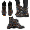 African Kente Print v2 Women Leather Boots