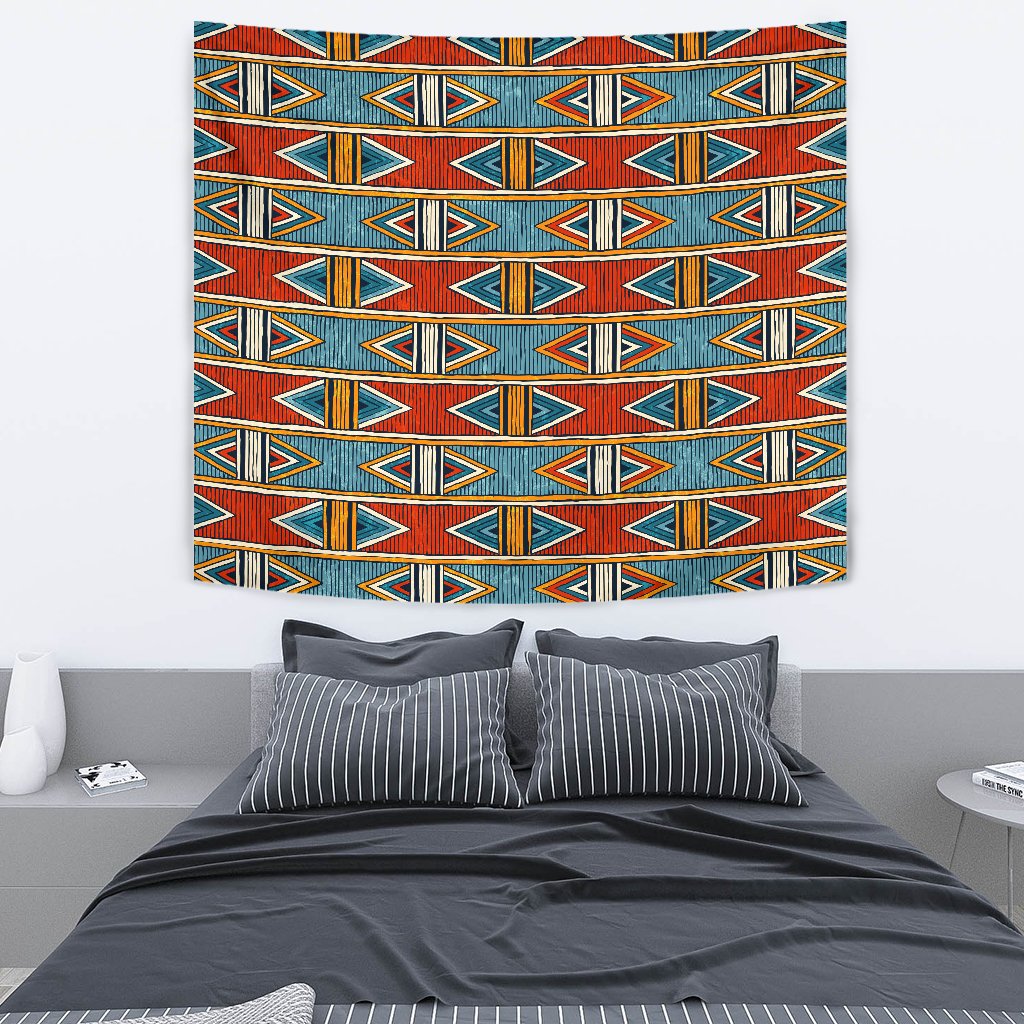 African Kente Print Wall Tapestry