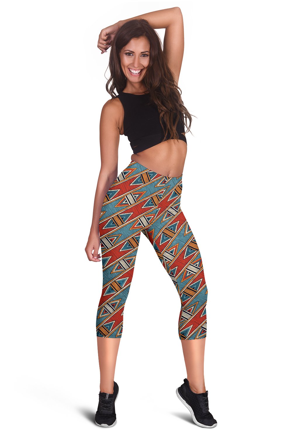 African Kente Print Women Capris