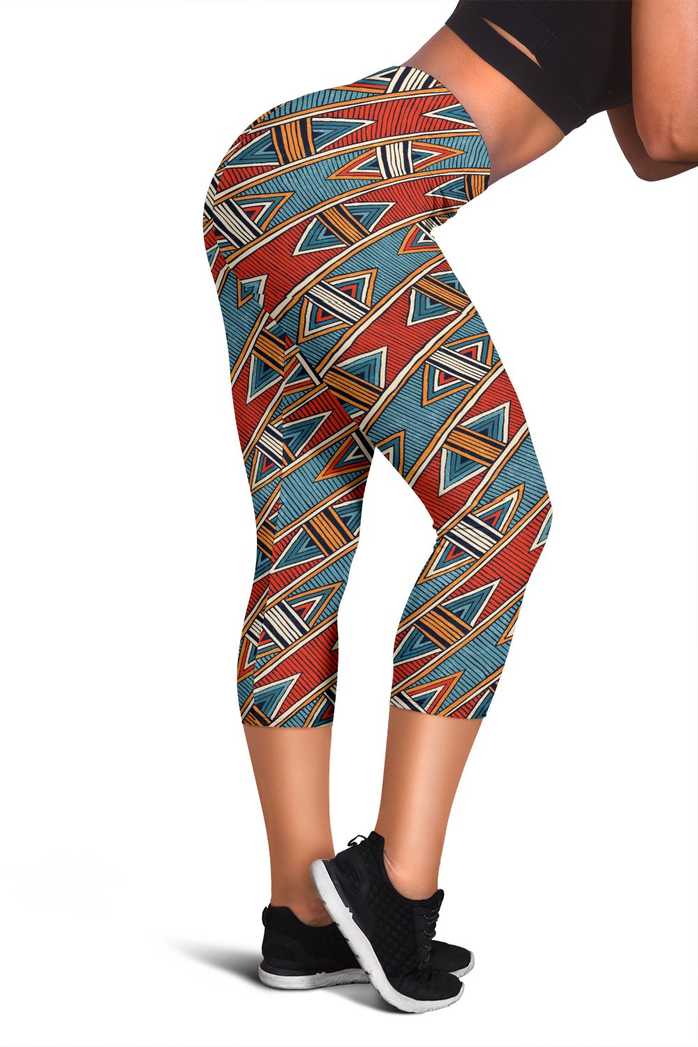 African Kente Print Women Capris
