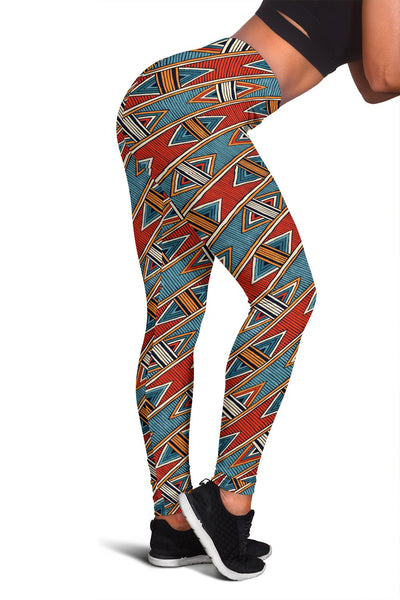 African Kente Print Women Leggings