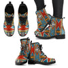African Kente Print Women & Men Leather Boots