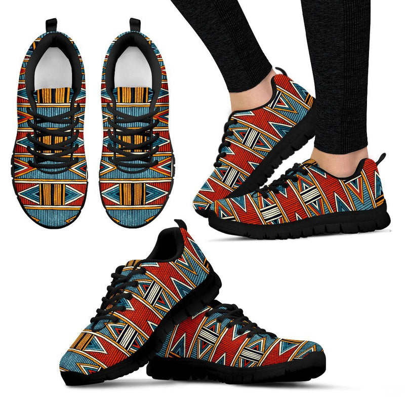 African Kente Print Women Sneakers