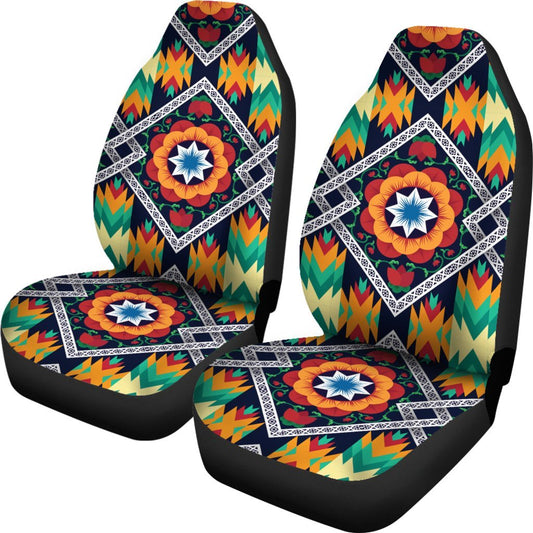 African Kente Universal Fit Car Seat Covers