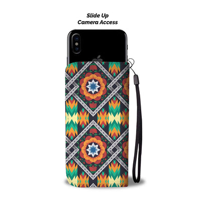 African Kente Wallet Phone Case