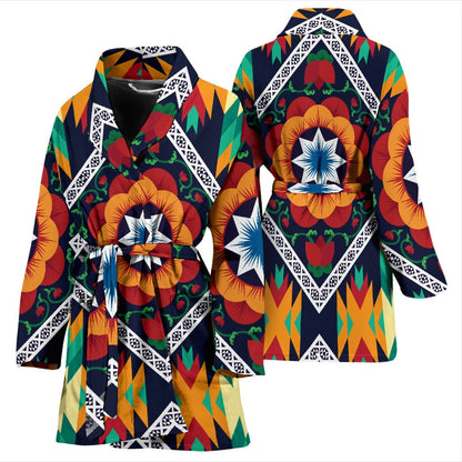 African Kente Women Bath Robe