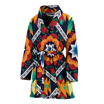 African Kente Women Bath Robe