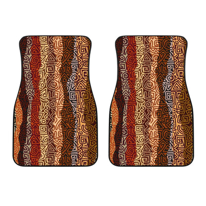 African Pattern Print Car Floor Mats