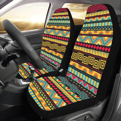 African Pattern Print Design 03 Car Seat Covers (Set of 2)-JORJUNE.COM