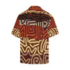 African Pattern Print Men Hawaiian Shirt