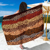 African Pattern Print Beach Sarong Pareo Wrap