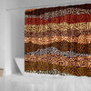 African Pattern Print Shower Curtain