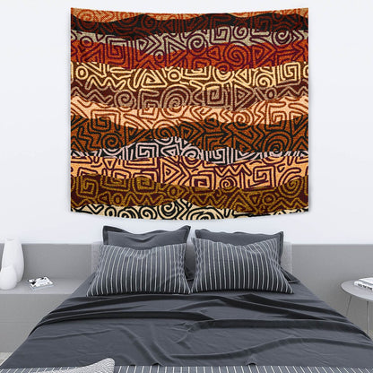 African Pattern Print Wall Tapestry