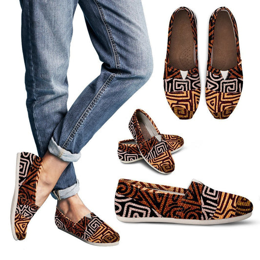 African Pattern Print Women Casual Shoes-JorJune.com
