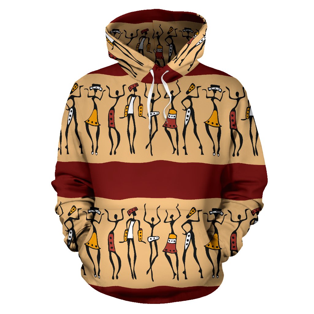 African People All Over Print Hoodie
