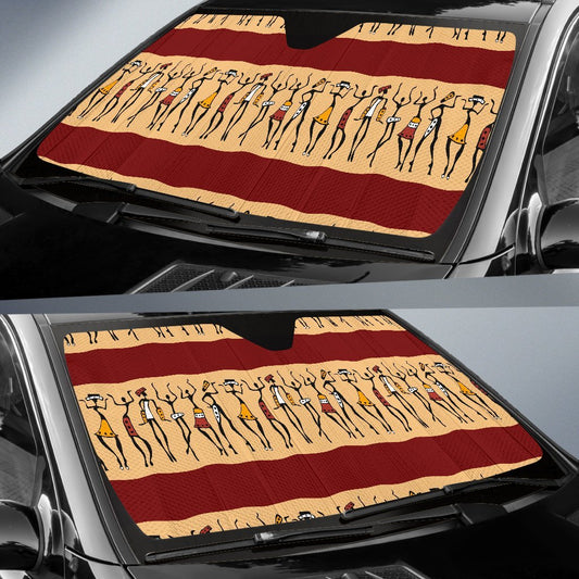 African People Car Sun Shade-JorJune