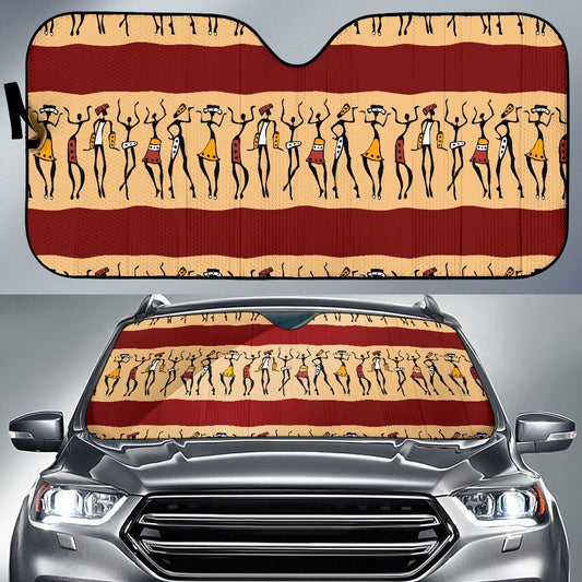 African People Car Sun Shade-JorJune