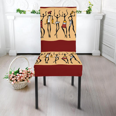 African People Dining Chair Slipcover-JORJUNE.COM