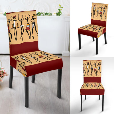 African People Dining Chair Slipcover-JORJUNE.COM