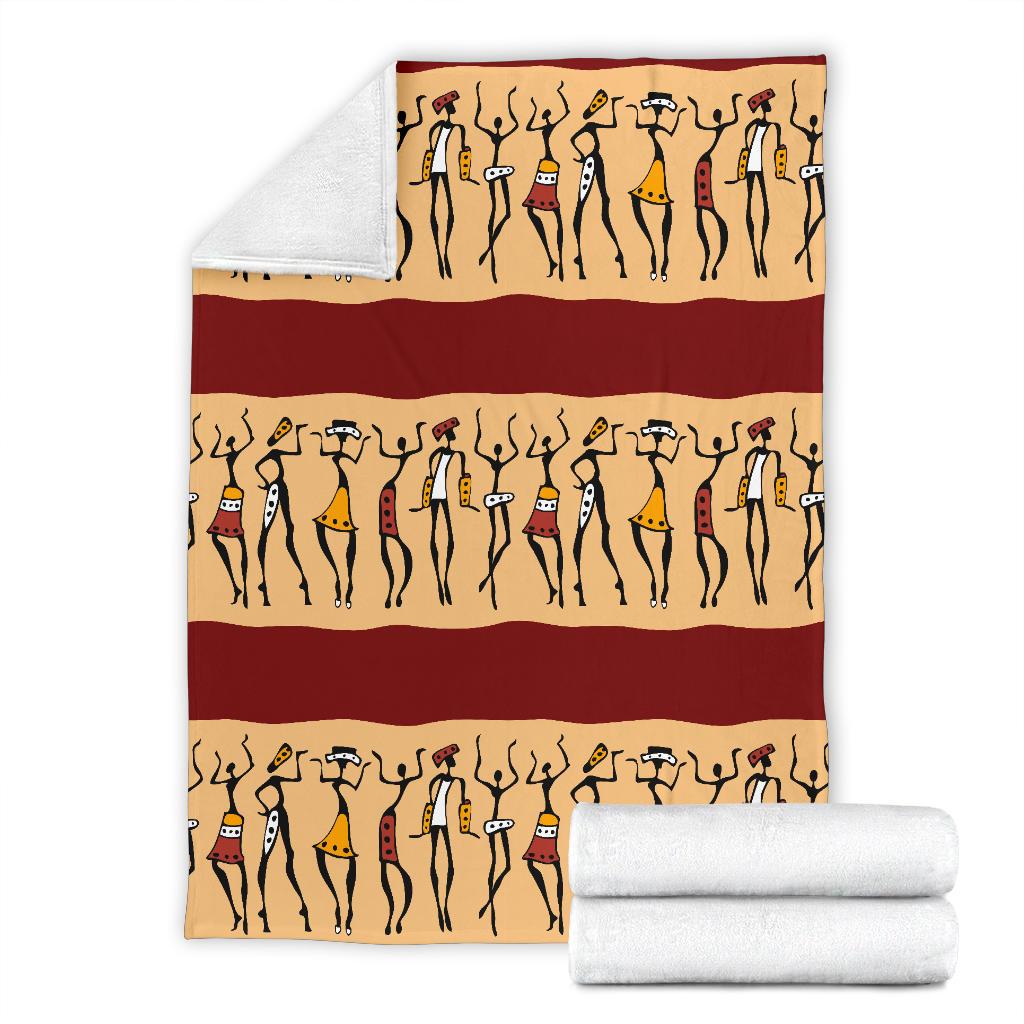 African People Fleece Blanket