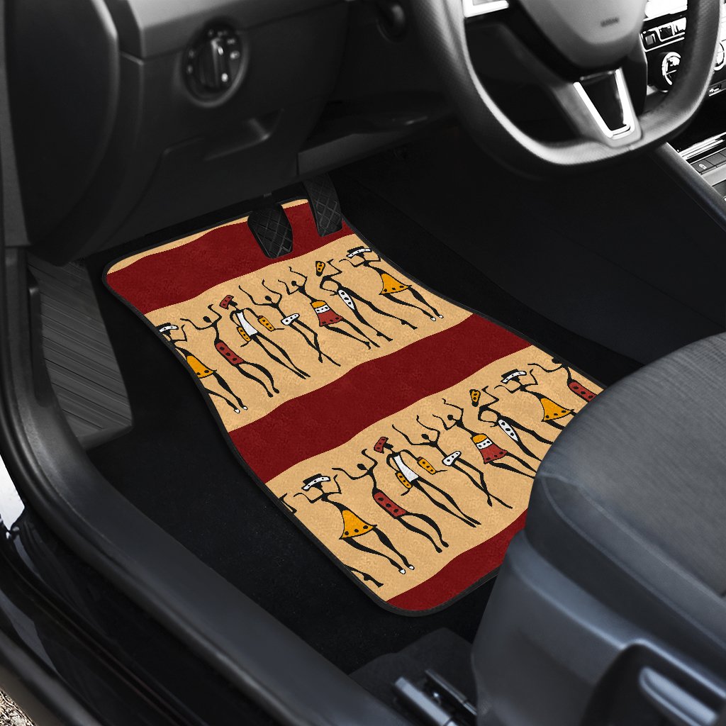 African People Front and Back Car Floor Mats