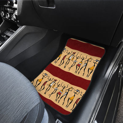 African People Front and Back Car Floor Mats