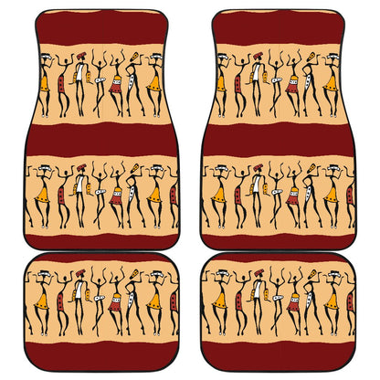 African People Front and Back Car Floor Mats