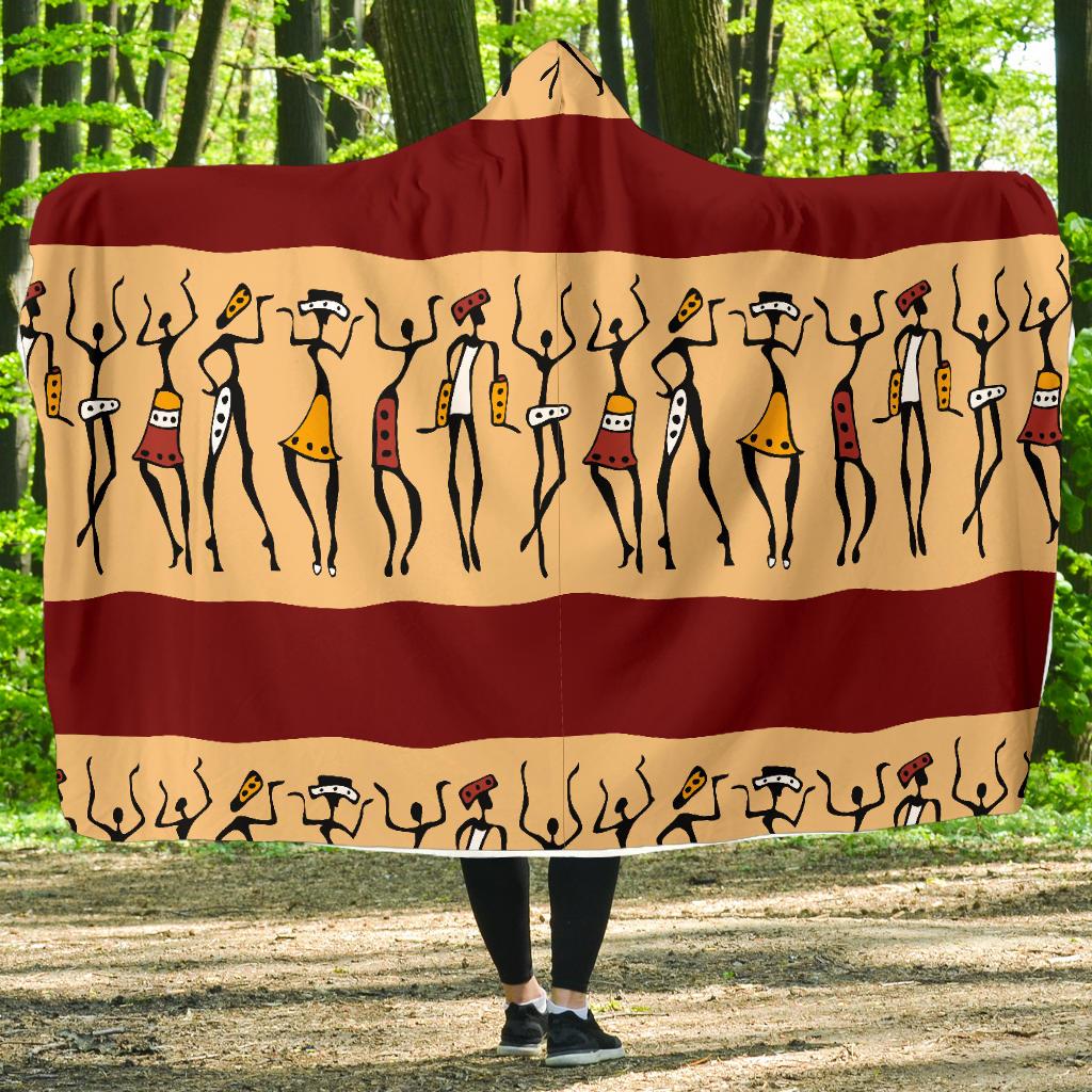 African People Hooded Blanket-JORJUNE.COM