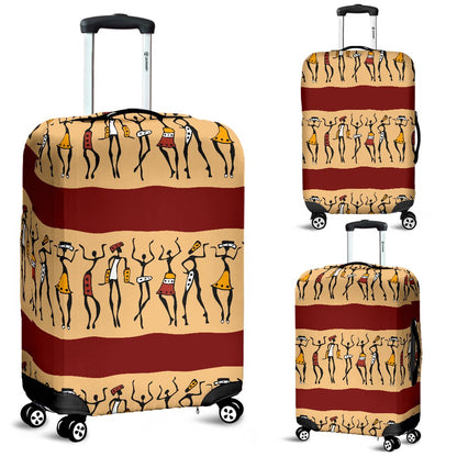 African People Luggage Cover Protector