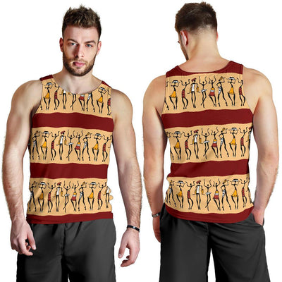 African People Men Tank Top