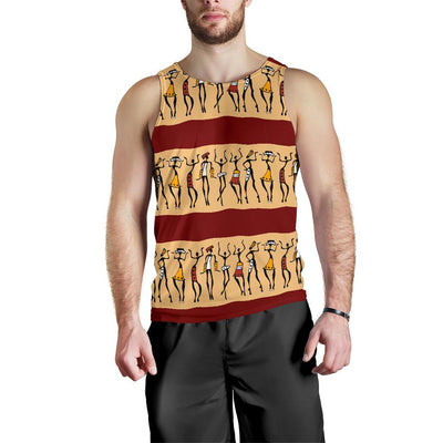 African People Men Tank Top