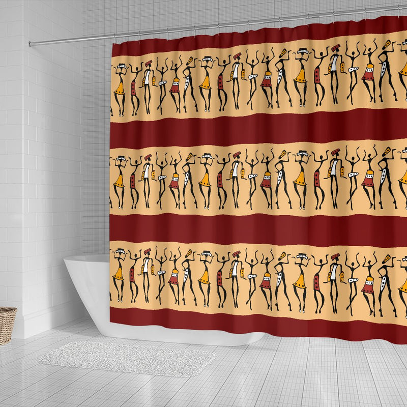 African People Shower Curtain