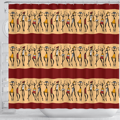 African People Shower Curtain