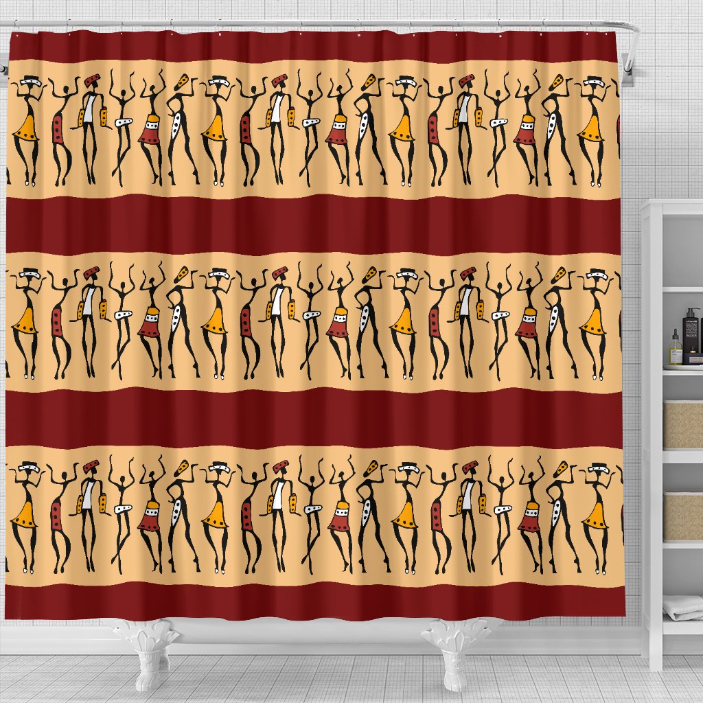 African People Shower Curtain