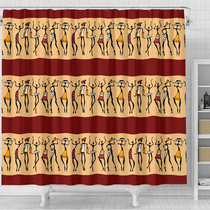 African People Shower Curtain