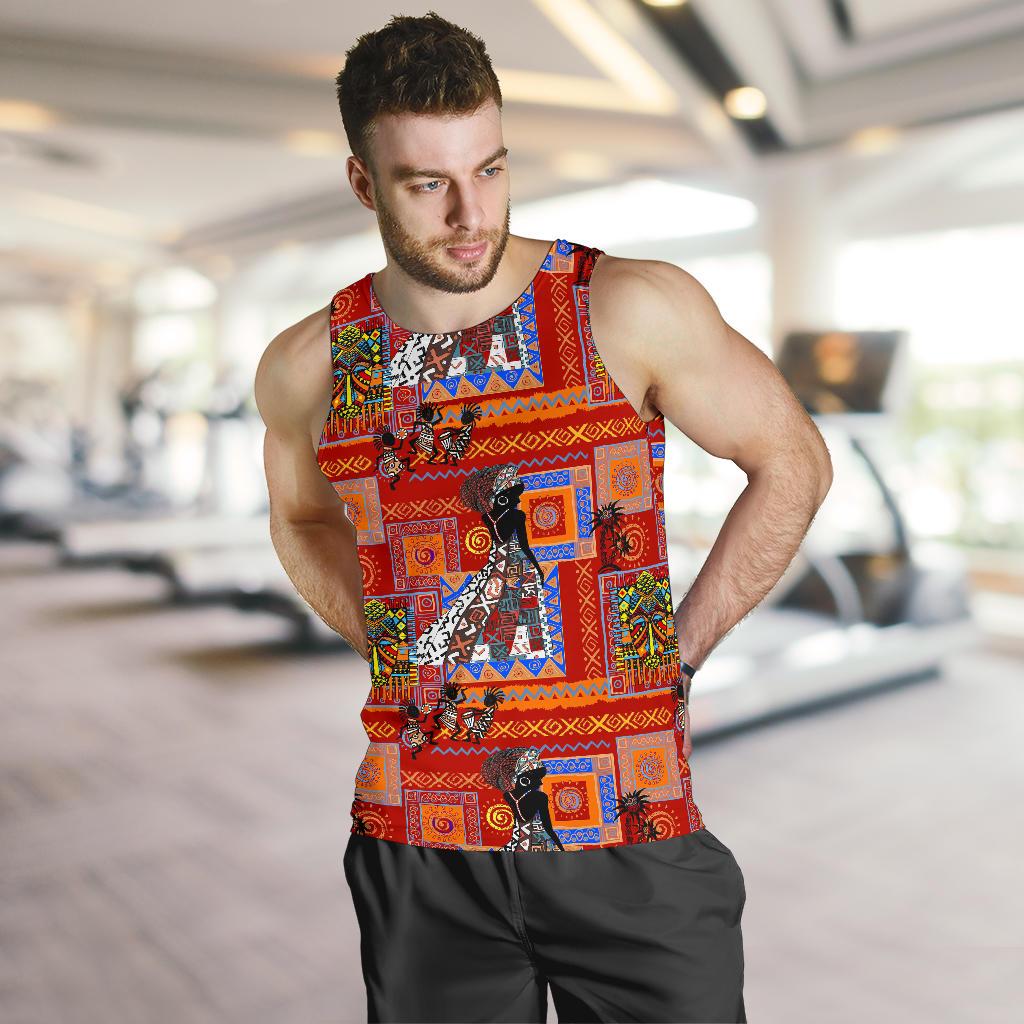 african print tank top