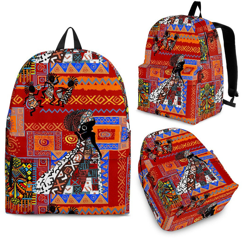 African Print Pattern Premium Backpack